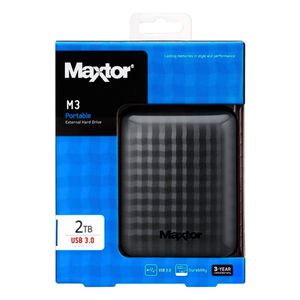 Maxtor Disque Dur Externe 2 to USB 3.0 Noir - STSHX-M201TCBM