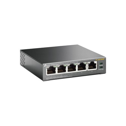Switch 5 Ports Gigabit + 4 Ports PoE TP-LINK