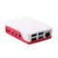 boitier officielle raspberry pi 4 blanc et rouge 2 wimotic