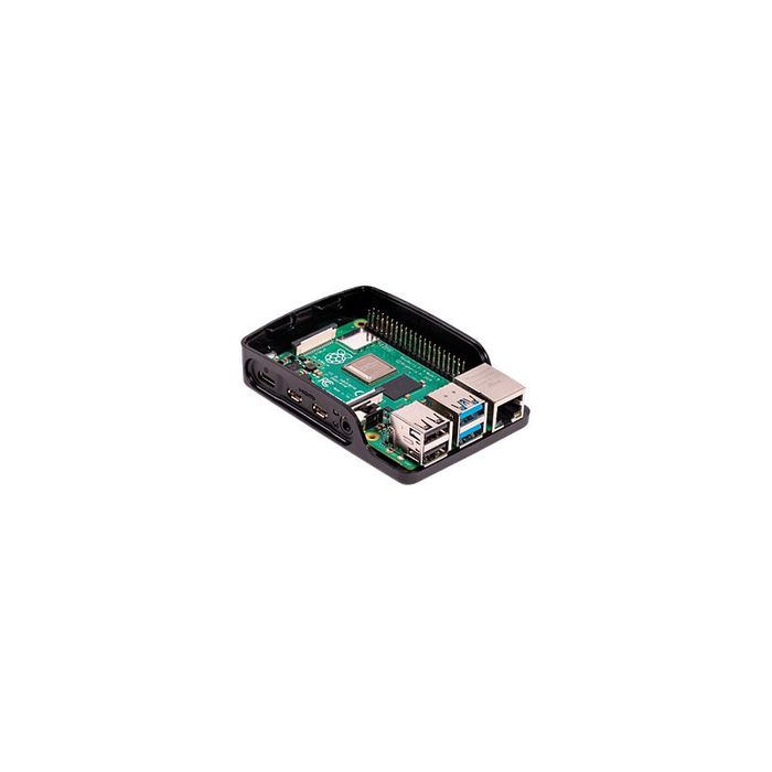 Boîtier Officielle pour Raspberry Pi 4 Noir/Gris
