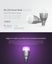 xiaomi mi led smart bulb blanc et couleur 10w rvb 3 wimotic