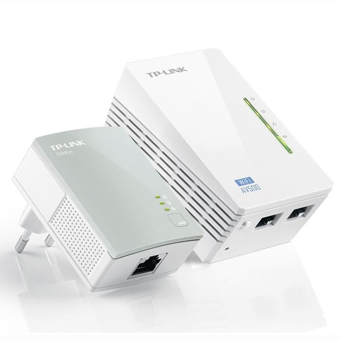 TP-Link CPL500 Mbps AV600 Powerline Wi-Fi Kit TL-WPA4220 KIT EU