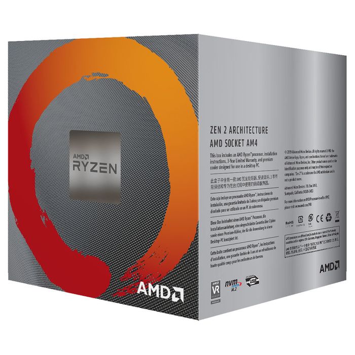 AMD Ryzen 5 3600XT Wraith Spire (3.8 GHz / 4.4 GHz)
