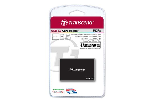 Transcend lecteur de multicartes USB 3.0 TS-RDF8K