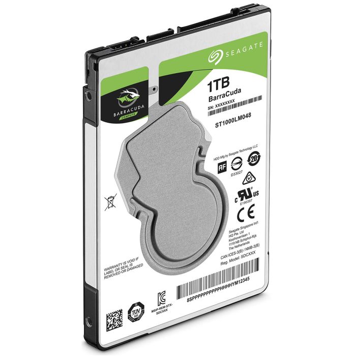DISQUE DUR INTERNE 2"5 SEAGATE 1To BARRACUDA - ST1000LM048