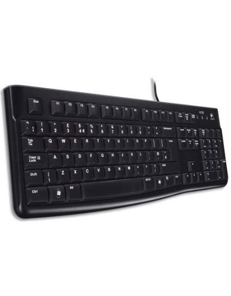 Clavier LOGITECH K120 USB Noir OEM filaire