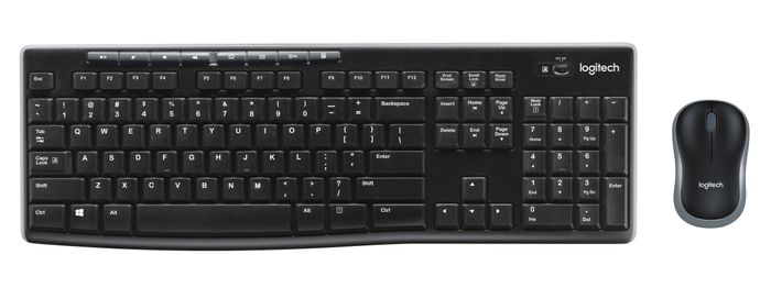 Logitech MK270 Clavier souris sans fil Français Noir