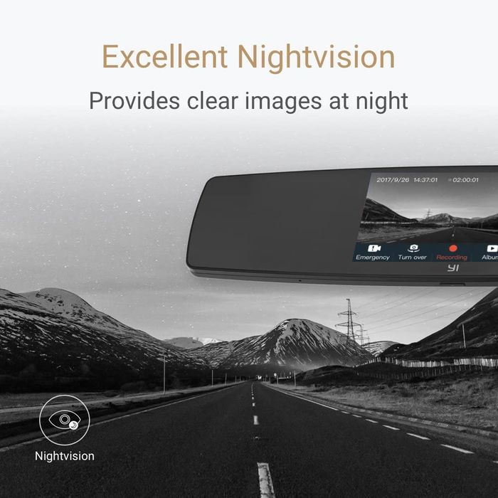 YI Mirror Dash Camera 1080P EU