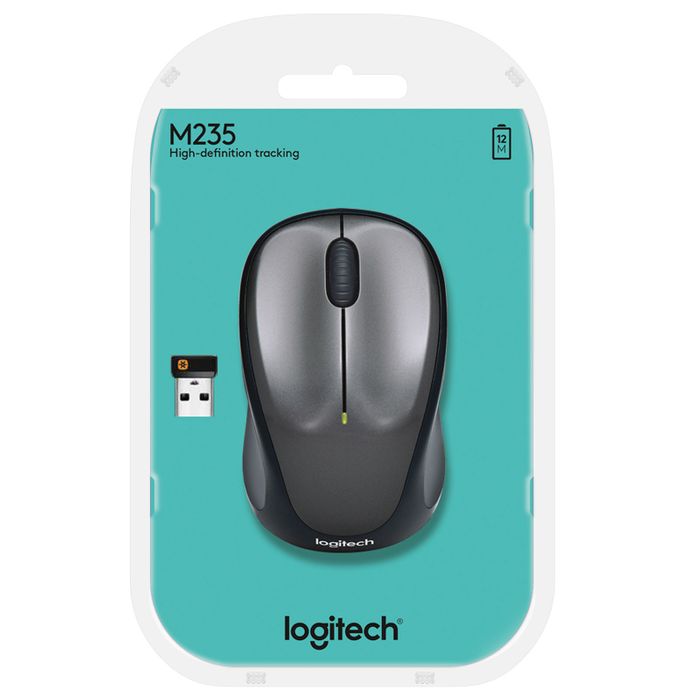 Logitech Wireless Mouse M235 (Gris)