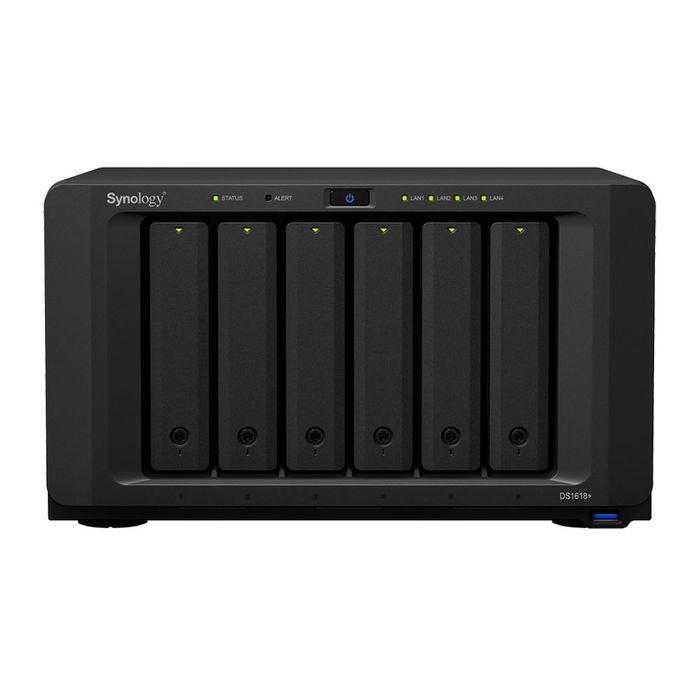 Synology Boitier DS1618+ NAS 6 baies 2.1GHz 64b QuadCore 4Go