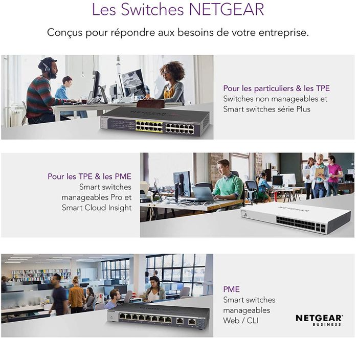 Netgear GS305 Switch 5 ports gigabit 10/100/1000 Mbps