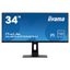 iiyama moniteur 34 pouces led multi xub3493wqsu b1 ips 4ms hdmi 2 wimotic