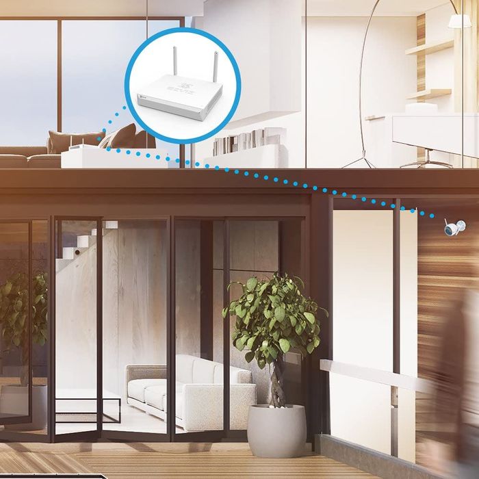 kit video surveillance wifi ezviz 4 cameras sans-fil