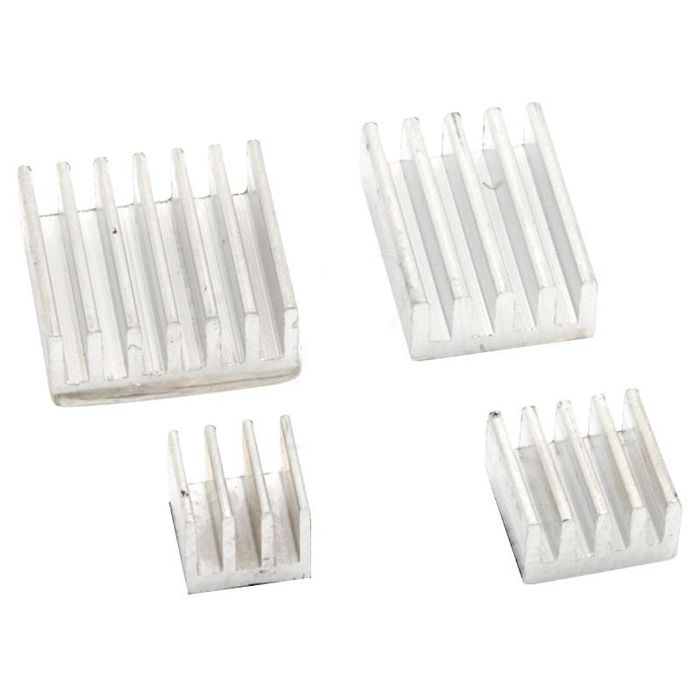 Set de 4 heat sinks aluminium