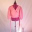 topkind top manches bouffantes rose