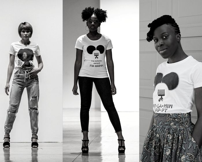 black minimal fashion photo collage