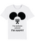 gra3 t shirt melanin nappy happy white
