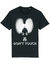gra4 t shirt don t touch my hair black