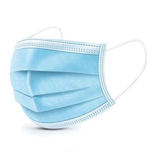 MASQUE JETABLE BLEU BOITE DE 50PCS