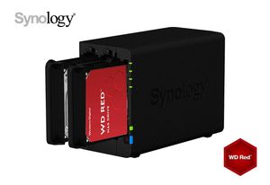 Synology DS220+ 6Go NAS 8To (2x 4To) WD Pulpe