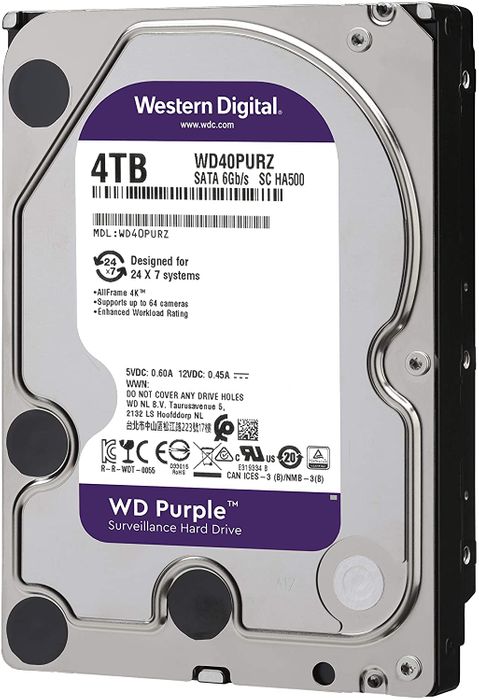 Western Digital WD Puple 4 To SATA 6Gb/s 64 Mo WD40PURZ