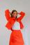 jupe ella orange vibrant mode ethique