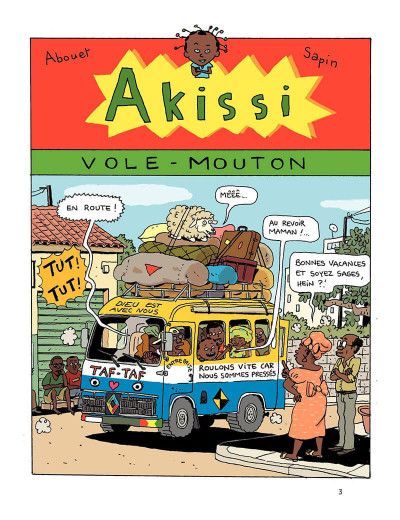 Akissi - Tome 3 : Vacances dangereuses - Marguerite Abouet, Mathieu Sapin, Clémence Sapin