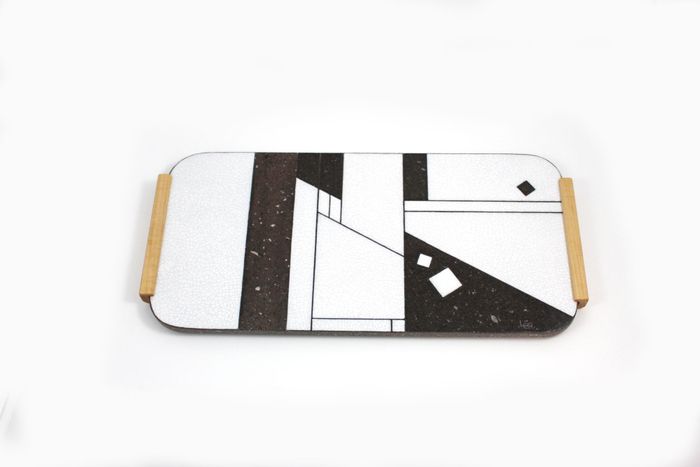 Plateau OKE Blanc par Studio Ler