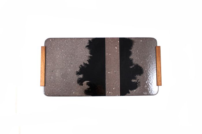 Plateau OKE Noir par Studio Ler