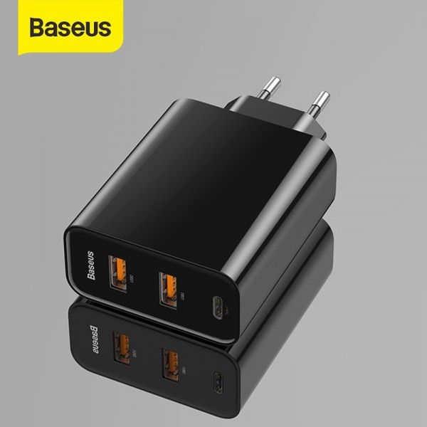 Chargeur Baseus 3 Ports 60W PD Type-C QC 4.0+