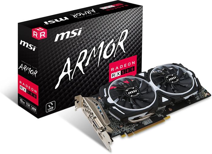 Carte graphique Radeon MSI RX580 ARMOR 8G OC - 912-V341-064