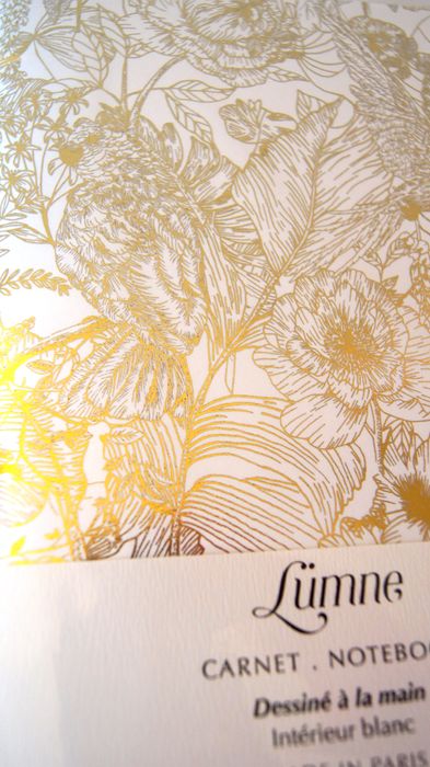 Lot de deux carnets A5 doré "Garden love & Botanica"