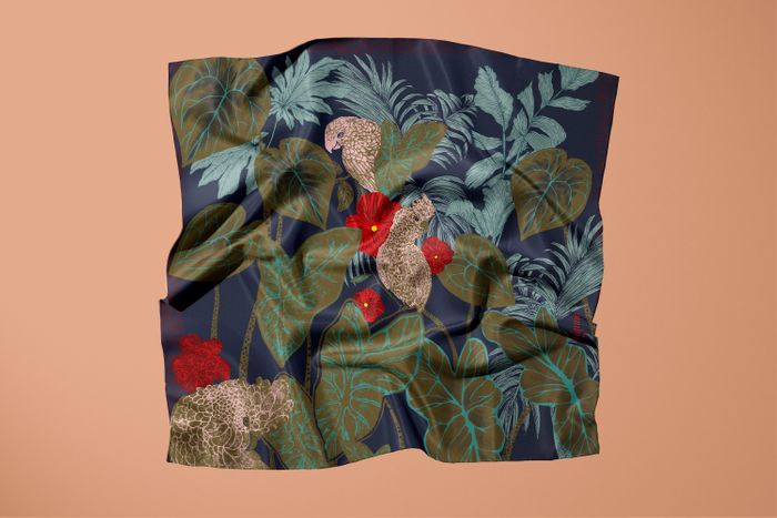 Foulard en soie 90cm Emma
