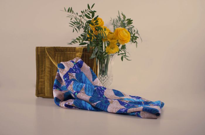 Foulard en soie 90cm Papillona