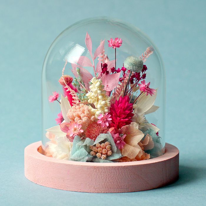 Mini cloche fleurie "Marie-Antoinette"