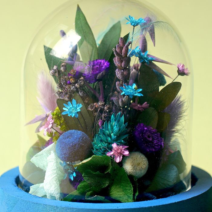 Mini cloche fleurie "Avatar"
