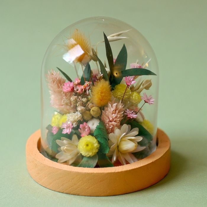 Mini cloche fleurie "Moonrise Kingdom"