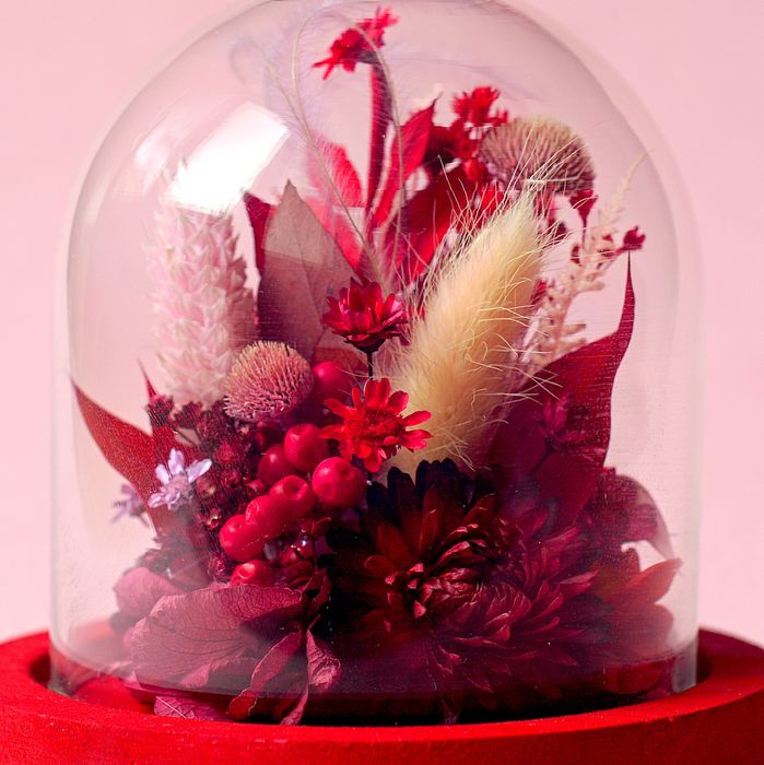 Mini cloche fleurie "West Side Story"