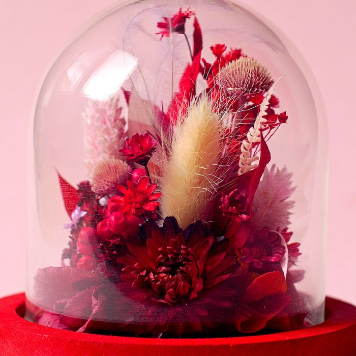 Mini cloche fleurie "West Side Story"