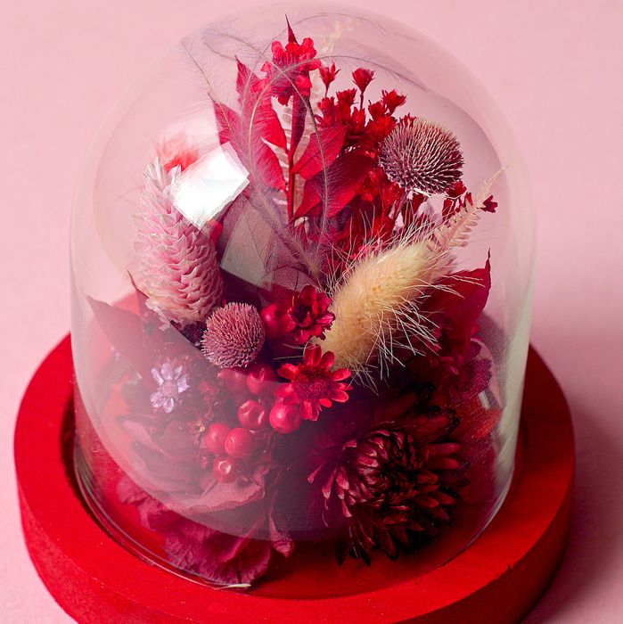 Mini cloche fleurie "West Side Story"