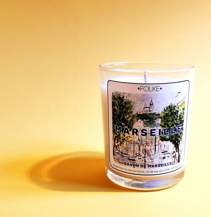 Bougie "Marseille" par Folke