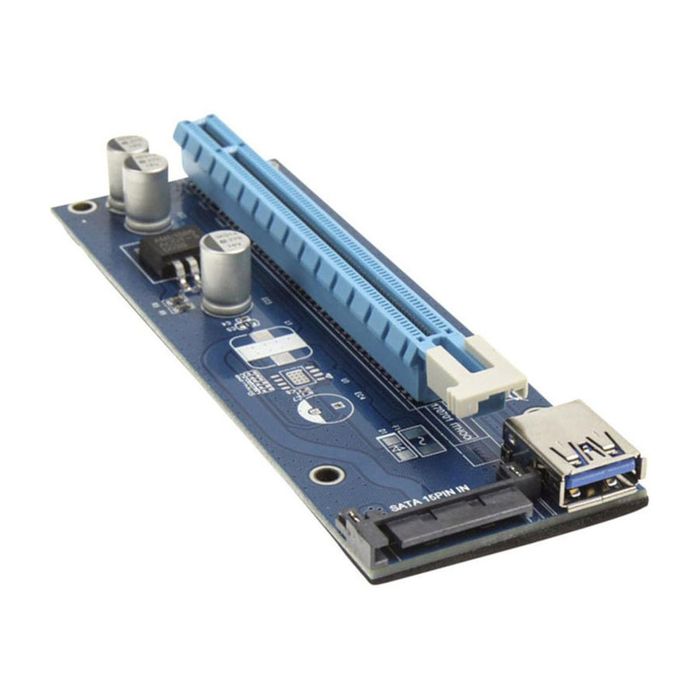 Kit Riser PCI-Express 1x vers 16x (SATA)