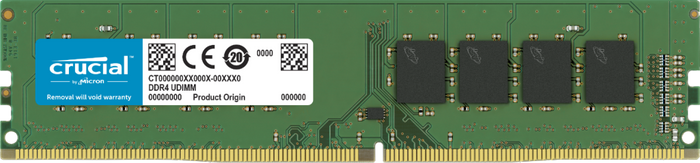 Mémoire Crucial DDR4-3200 8 Go UDIMM 1.2V CL22