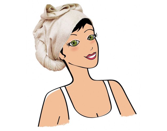 Serviette à Cheveux par Les Tendances d'Emma