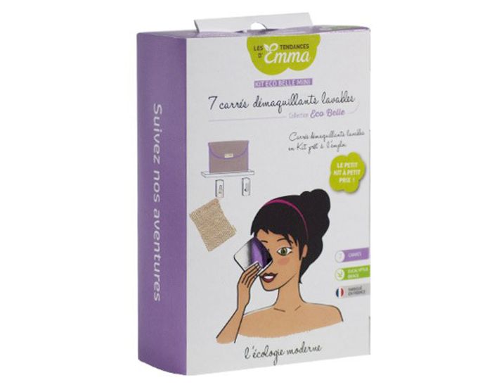 Kit Eco Belle Mini 7 Carrés - Eucalyptus Biface par Les Tendances d'Emma