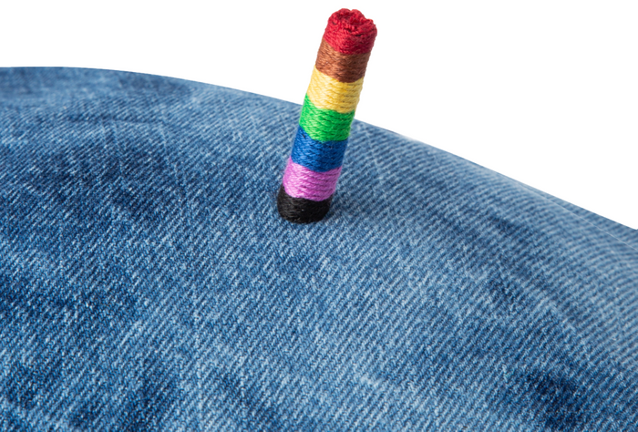 Béret en denim par Marais Béret