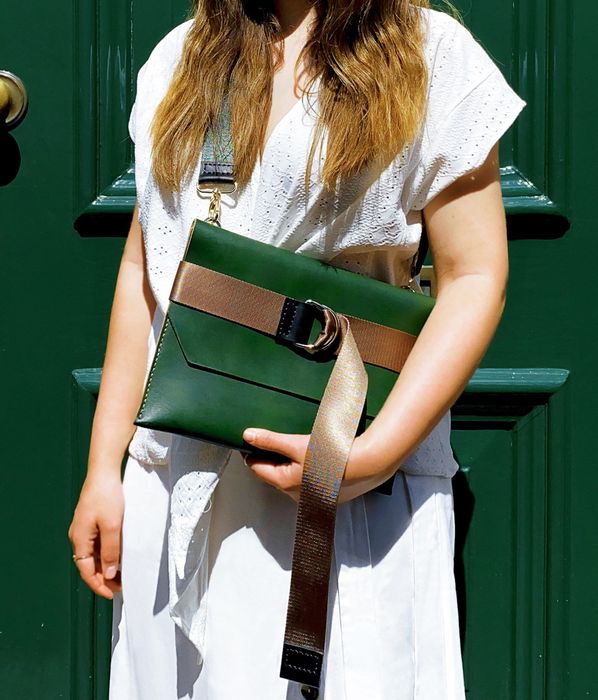 Sac Crossbody IVY • Forest Green par Newly Studio