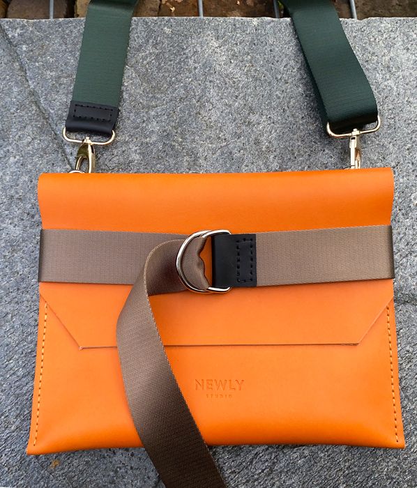 Sac Crossbody IVY • Orange par Newly Studio