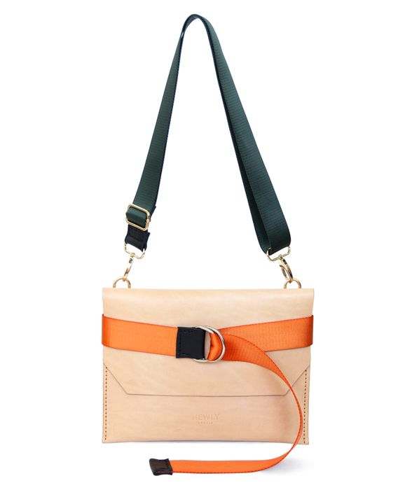 Sac Crossbody IVY • Veg-tan par Newly Studio