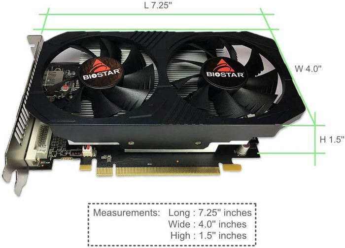 BIOSTAR RX560-4GB DDR5